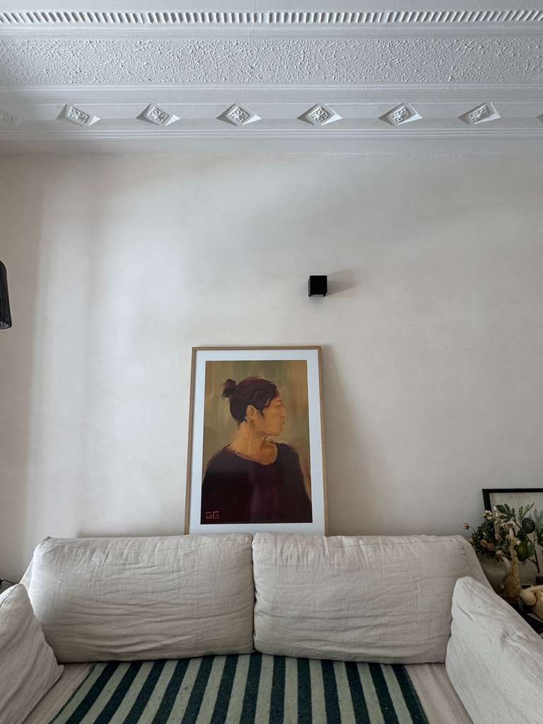 #246 Almond Chalk limewash paint on a wall – customer project, photo 2