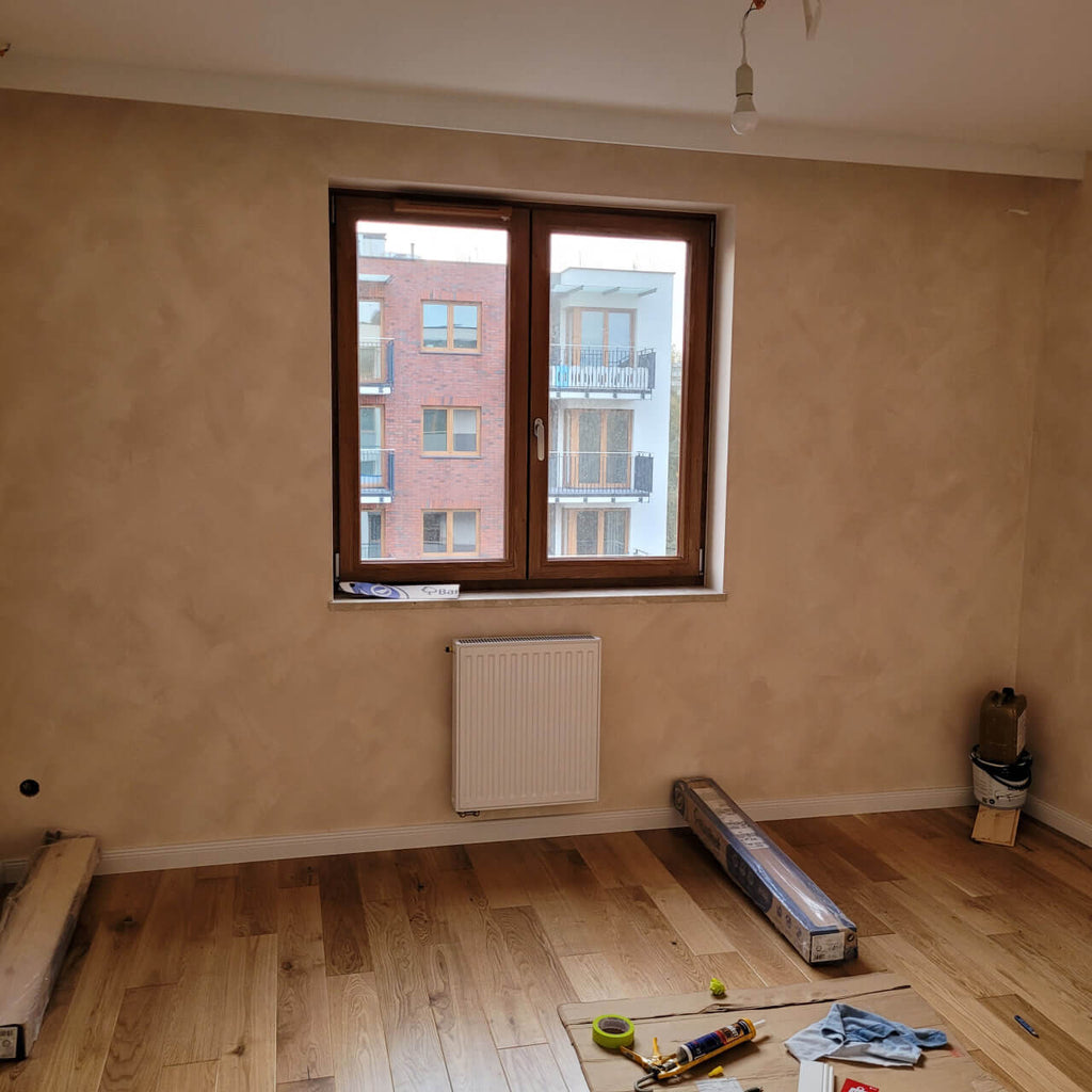 #121 Pfirsichfarbener Lehm – Kalkfarbe