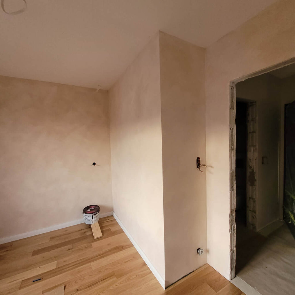 #121 Pfirsichfarbener Lehm – Kalkfarbe