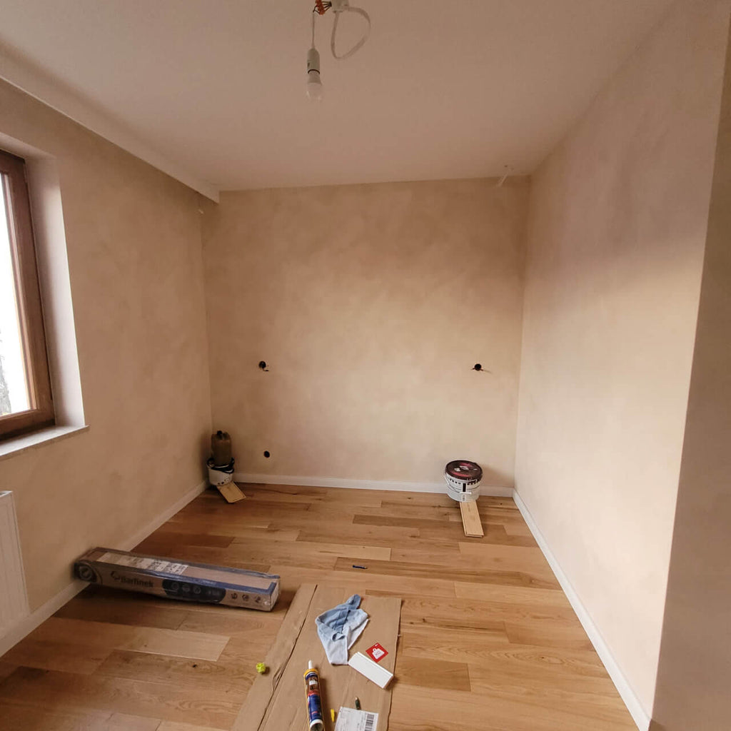 #121 Pfirsichfarbener Lehm – Kalkfarbe