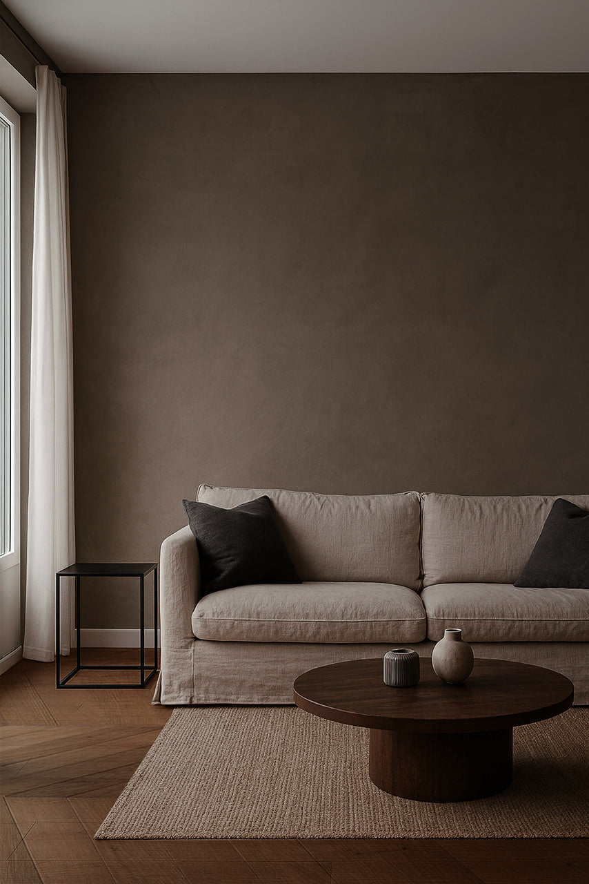 #196 Almond Mocha – Limewash Paint