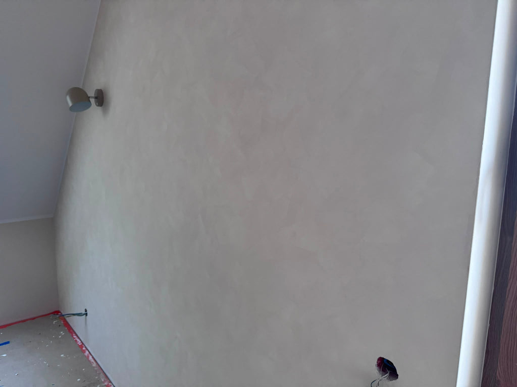 #214 Warm Shell limewash paint on a wall – customer project, photo 4