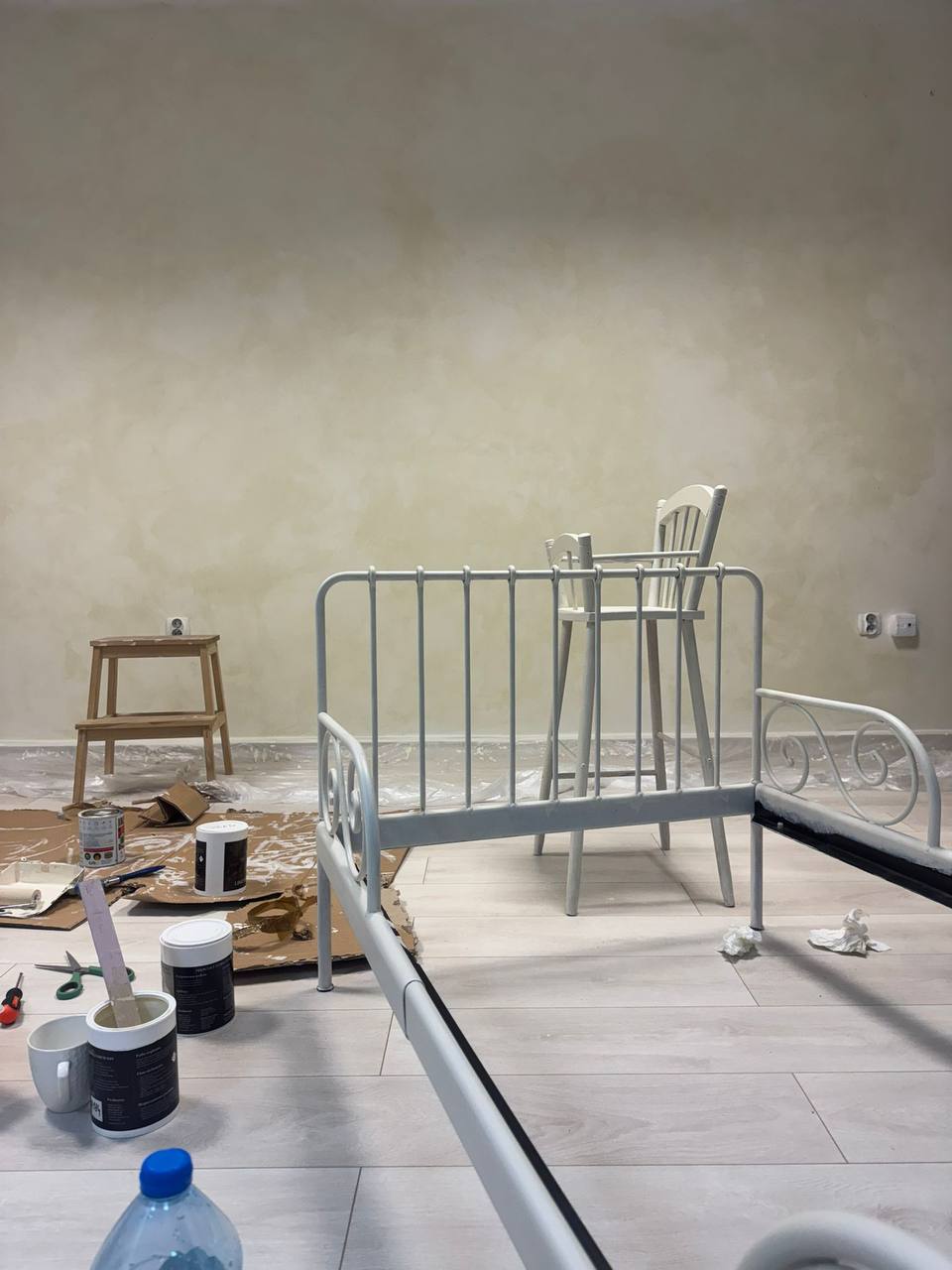 #184 Cloud Dust limewash paint on a wall – customer project, photo 4