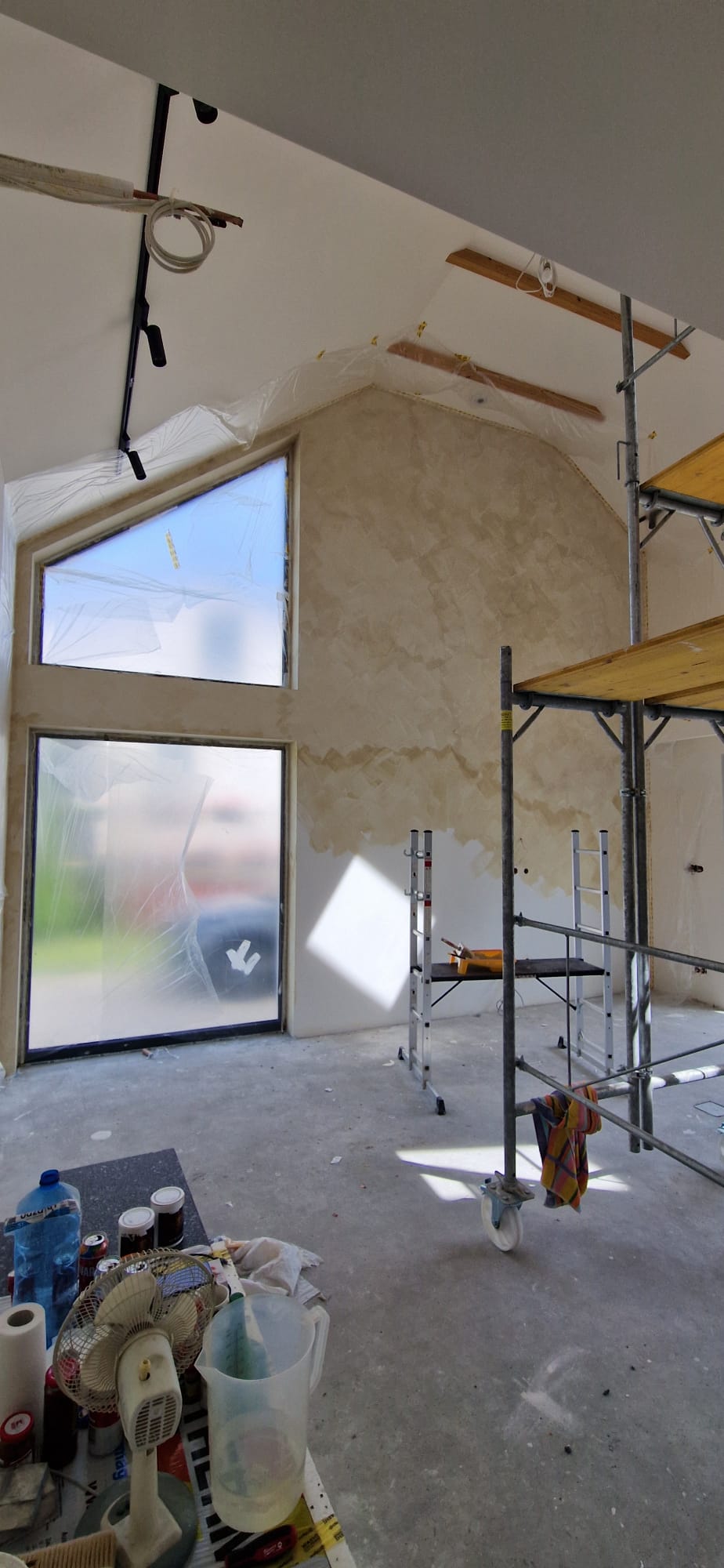 #211 Soft Sand limewash paint on a wall – customer project, photo 5