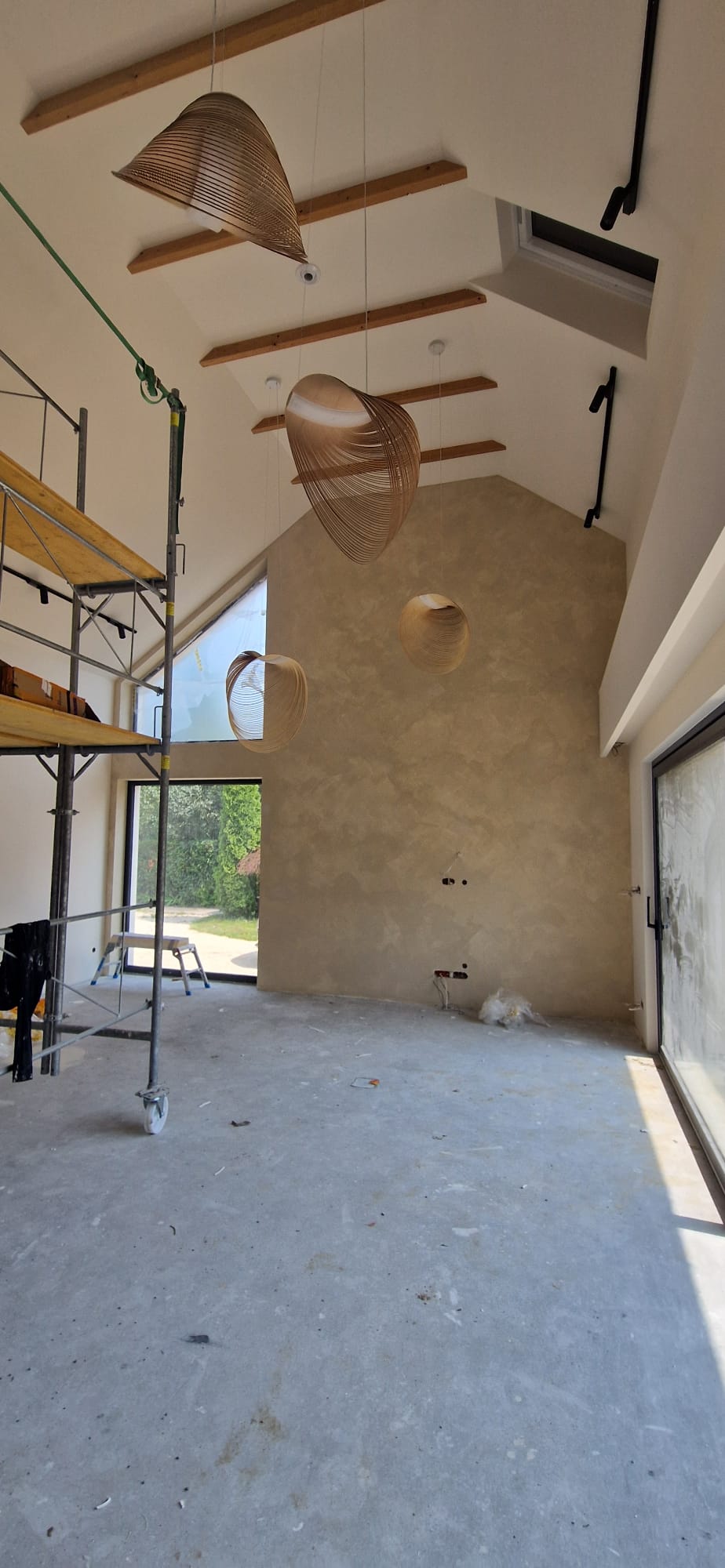 #211 Soft Sand limewash paint on a wall – customer project, photo 1