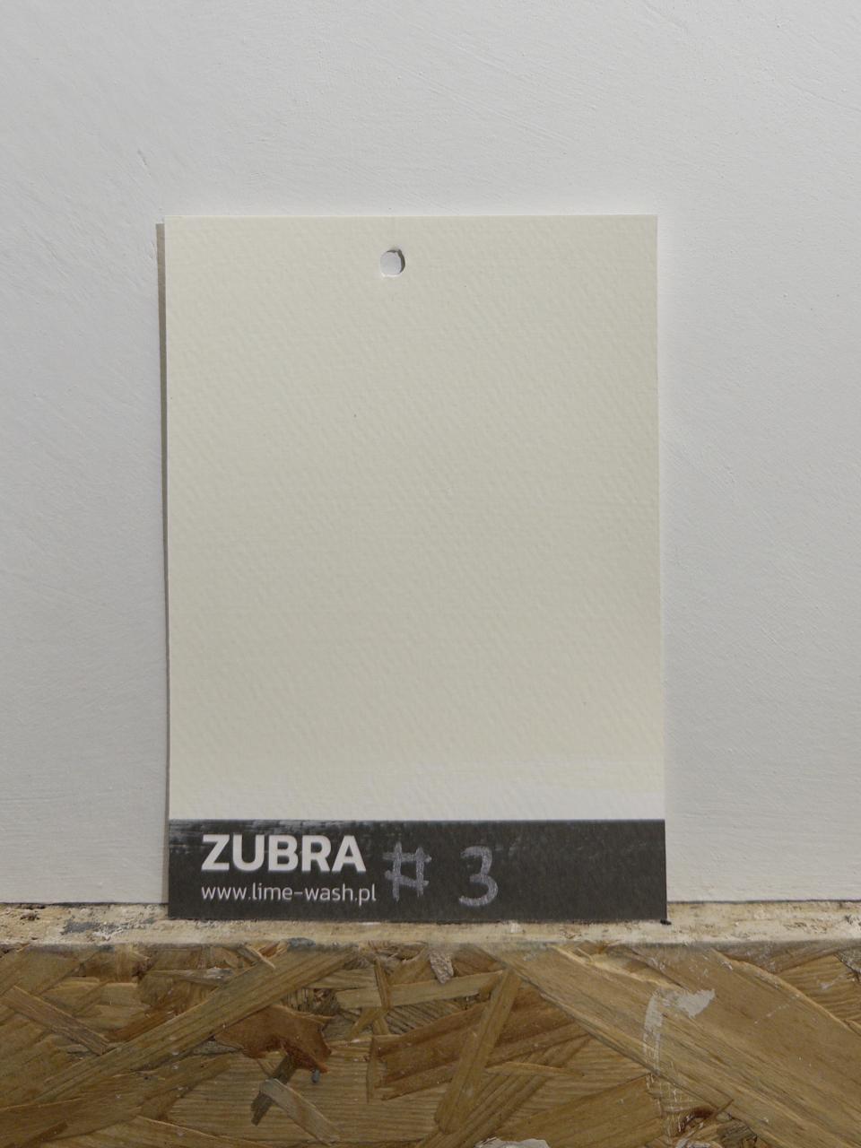 #3 Almond Cream limewash paint colour card