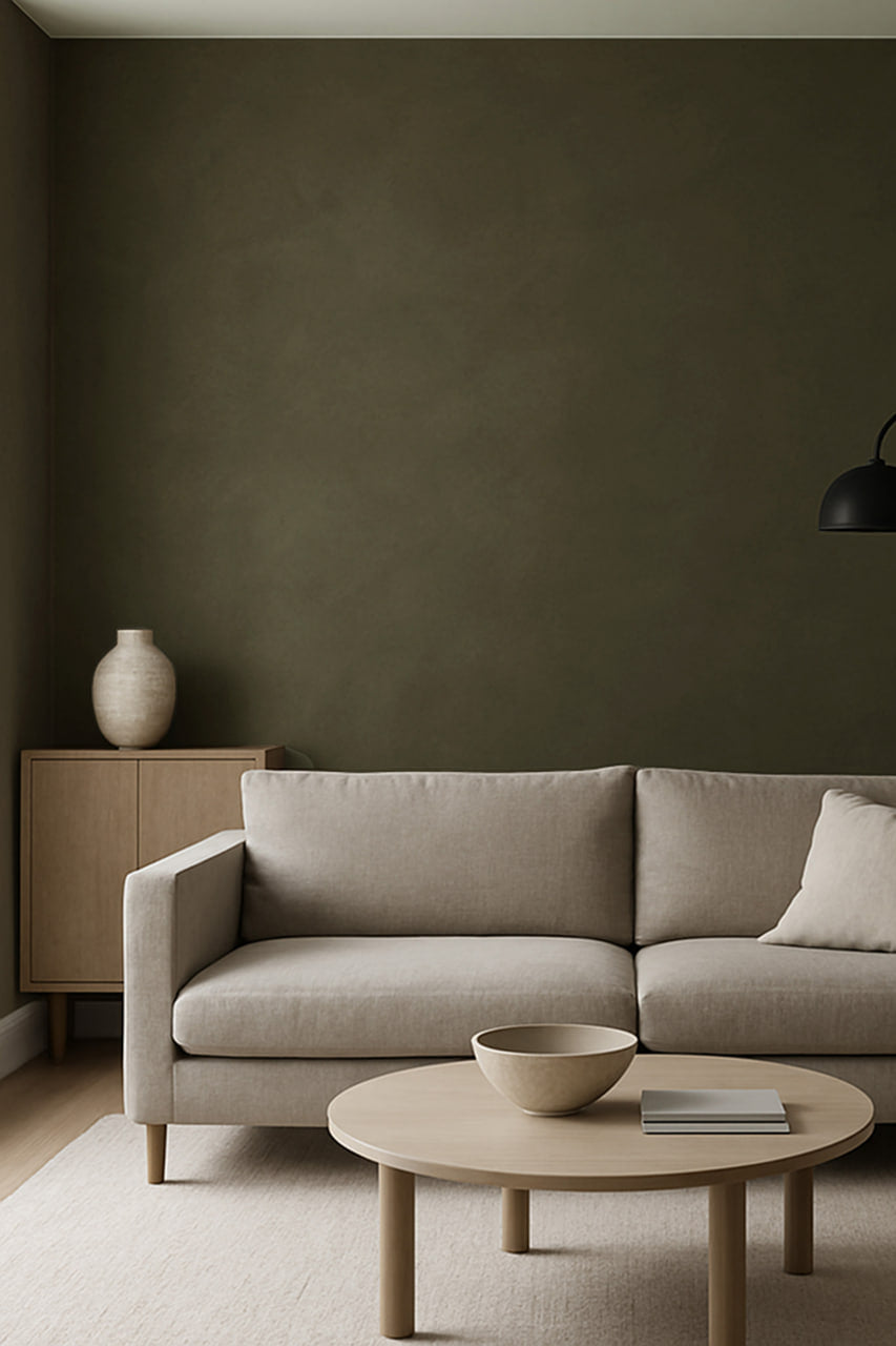 #49 Olive Dust – Limewash Paint