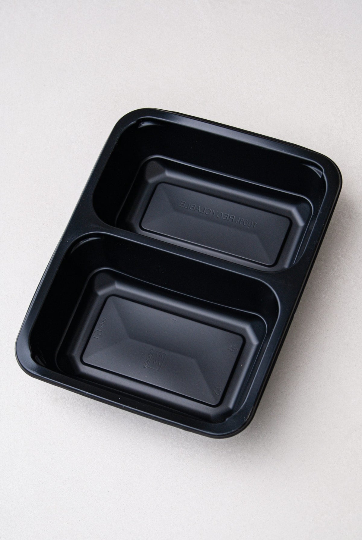 Two-colour Limewash tray with two separate compartments