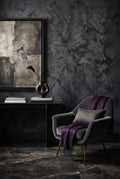 #4 Ash Obsidian Saharus sand-effect paint on a wall