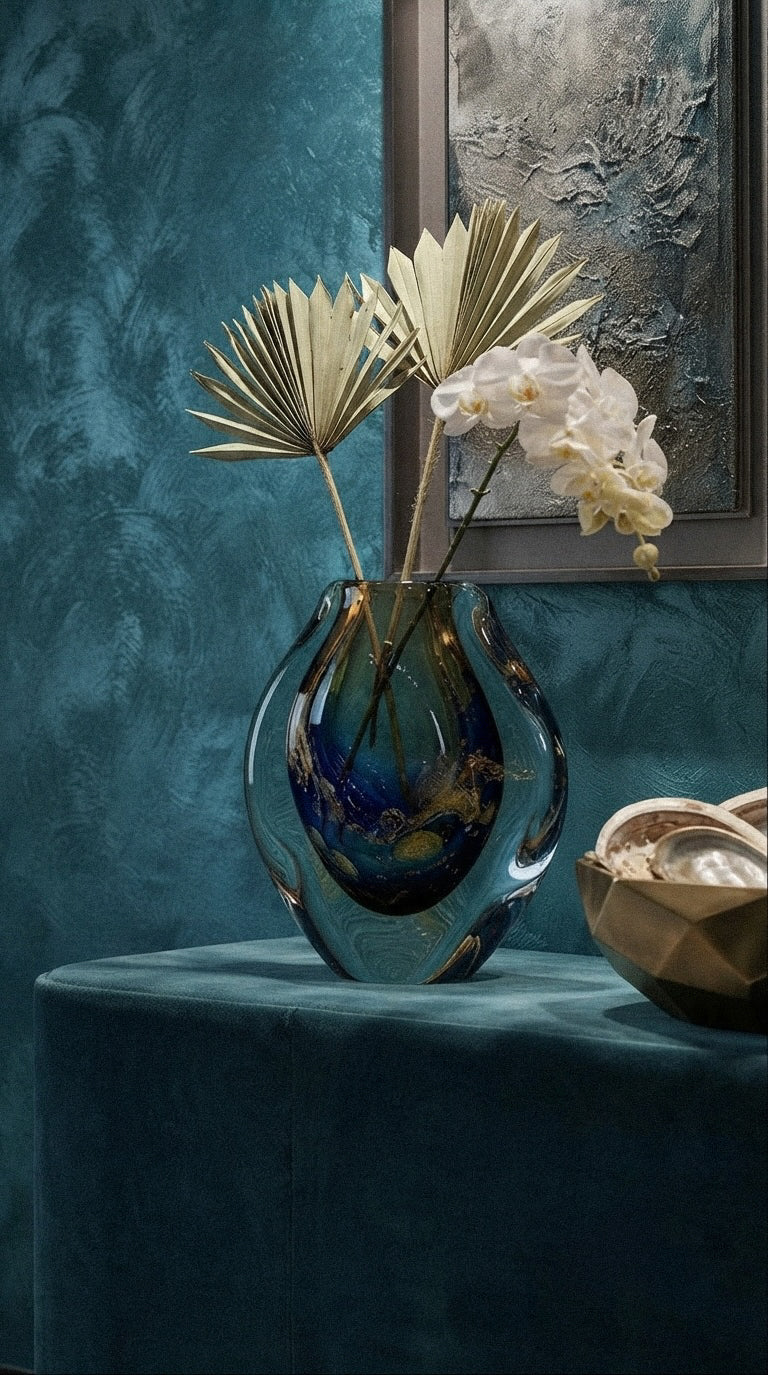 #1 Ocean Silk Saharus sand-effect paint on a wall – view 2