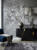 #2 Silver Dune Saharus sand-effect paint on a wall