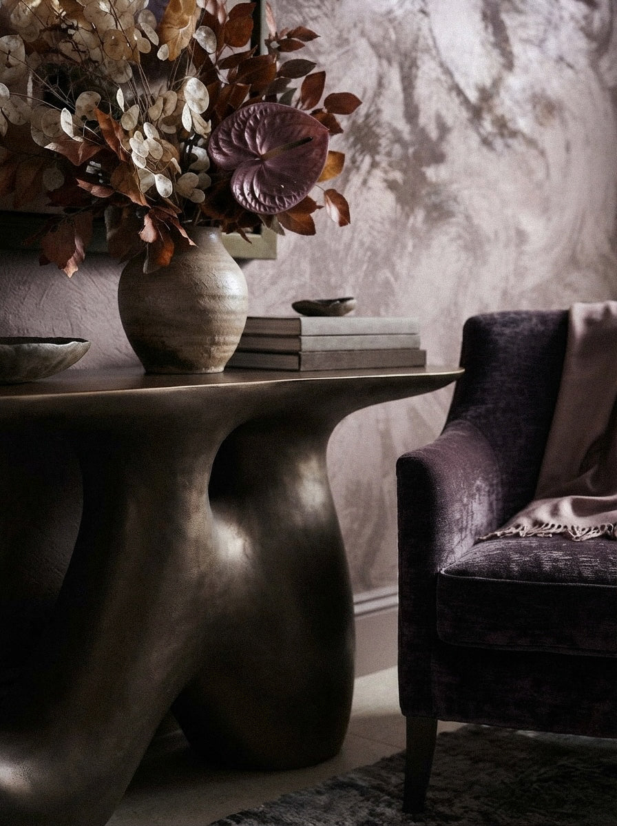 #10 Mocha Mist Saharus sand-effect paint on a wall – view 2