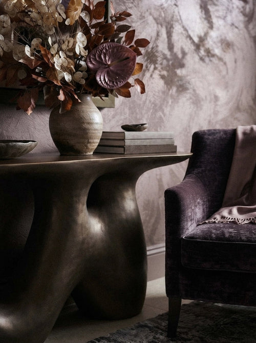 #10 Mocha Mist Saharus sand-effect paint on a wall – view 2
