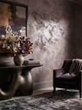 #10 Mocha Mist Saharus sand-effect paint on a wall