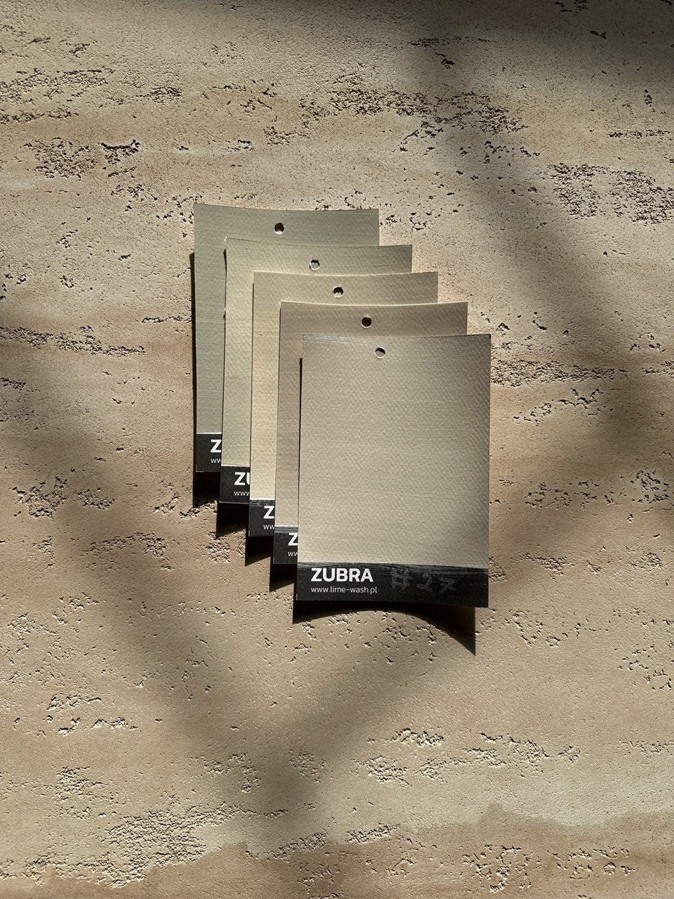 Earth Tones Limewash Colour Card set in earthy shades