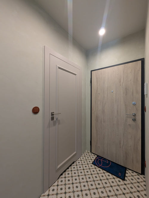 #11 Olive Haze limewash paint on a wall – customer project, photo 1