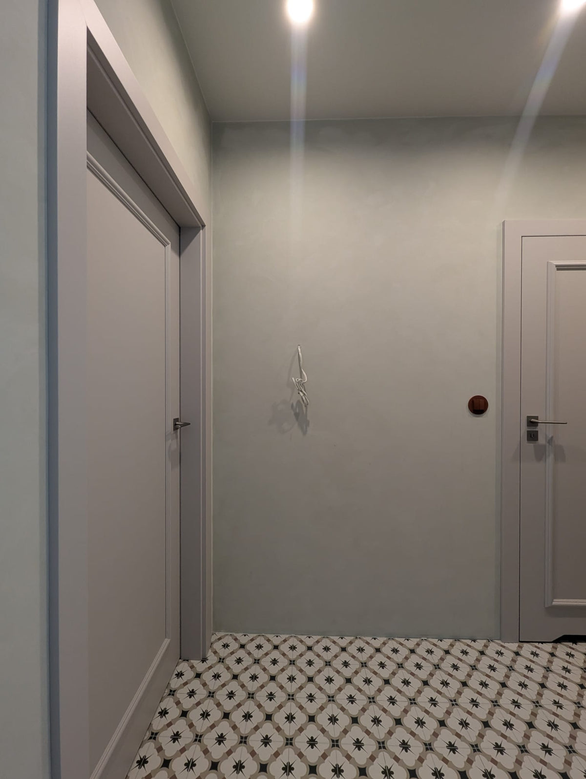 #11 Olive Haze limewash paint on a wall – customer project, photo 2
