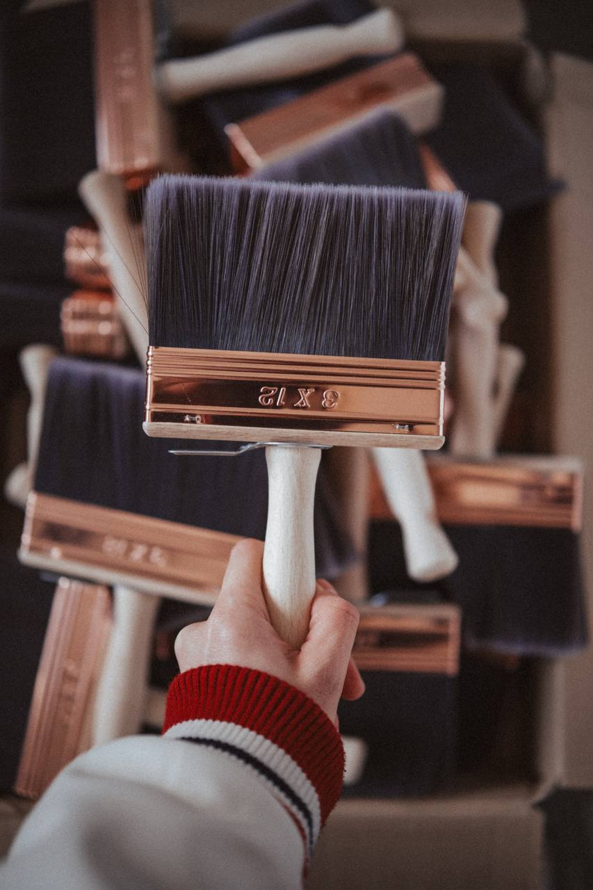 Pensulă pentru vopsit Limewash 12 cm