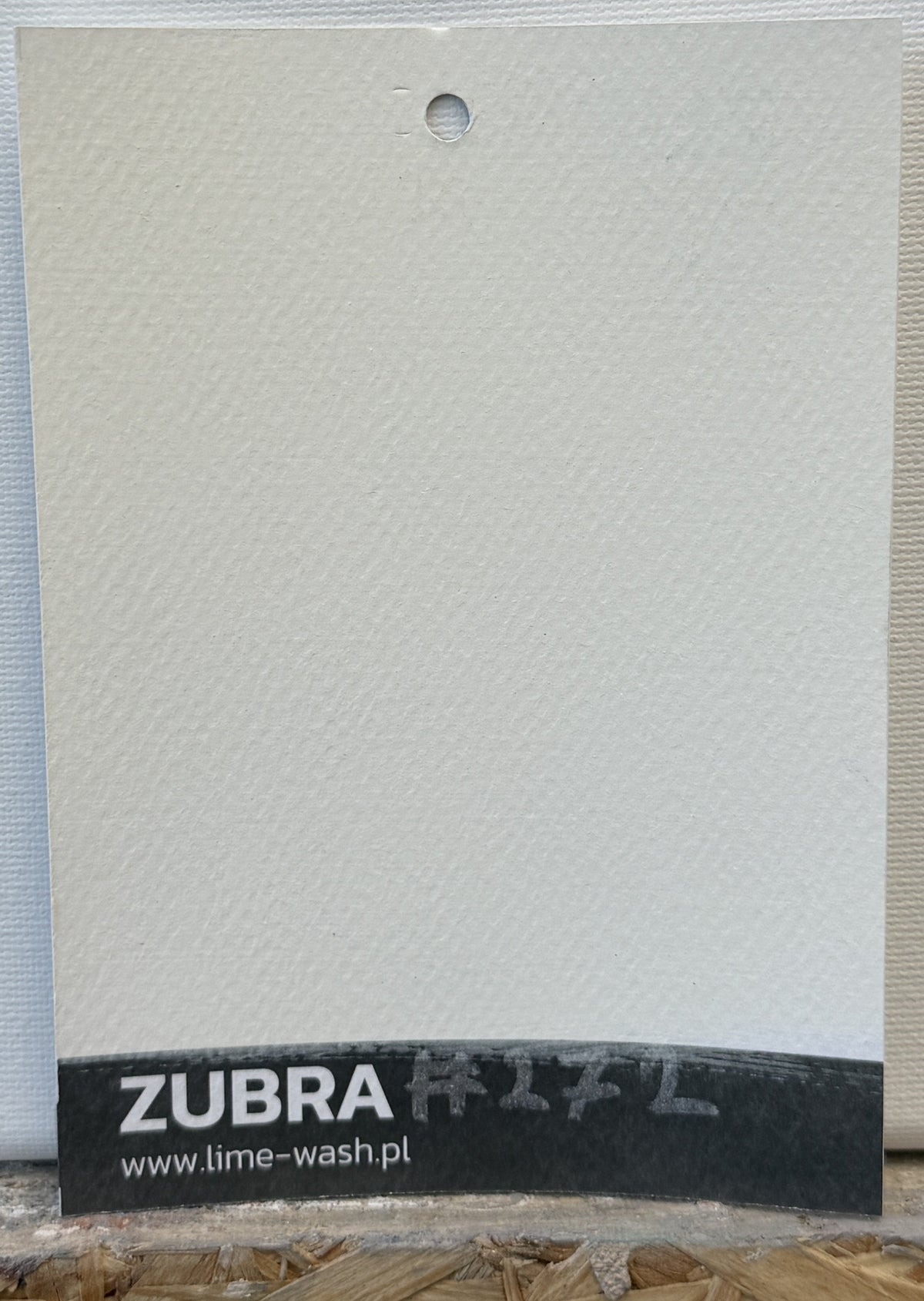 #272 Bare Chalk limewash paint – hand-painted Colour Card swatch